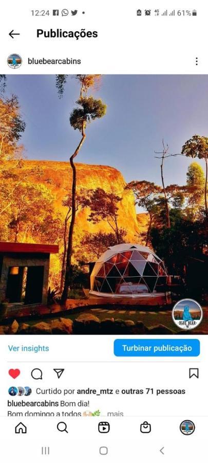 Vila Blue Bear Cabins Petrópolis Exteriér fotografie